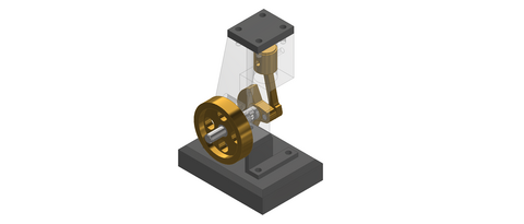 CAD-Druckluftmotor